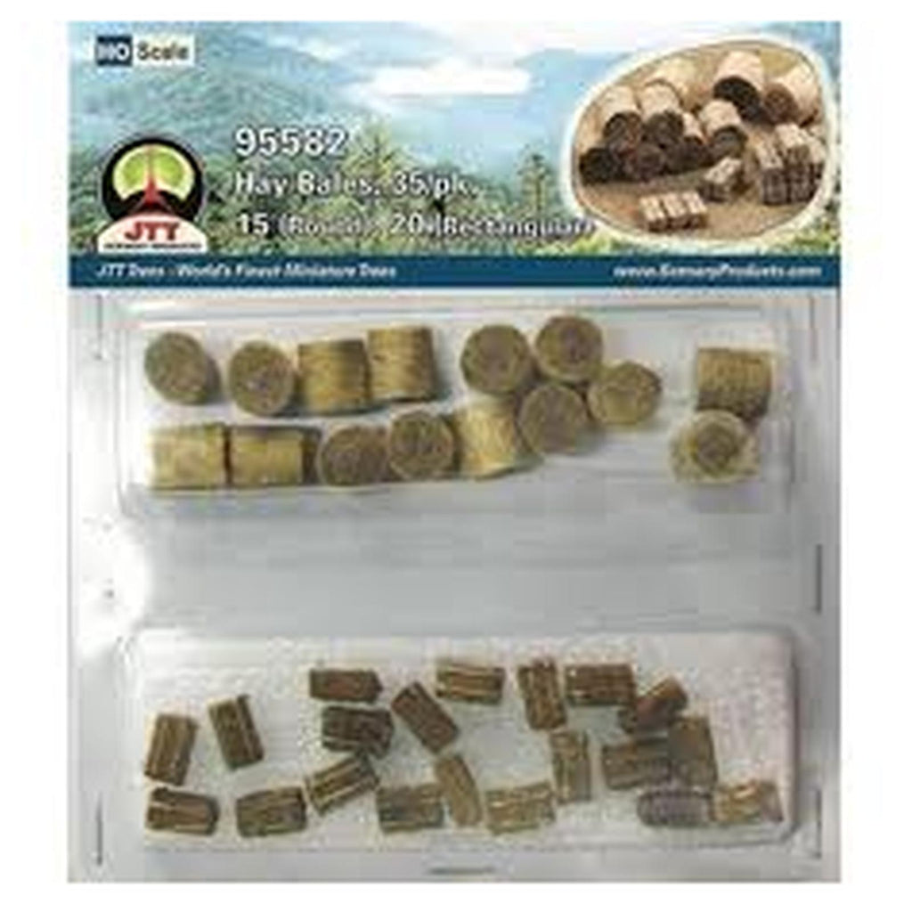 JTT Scenery Hay HO Scale 35 Piece Set