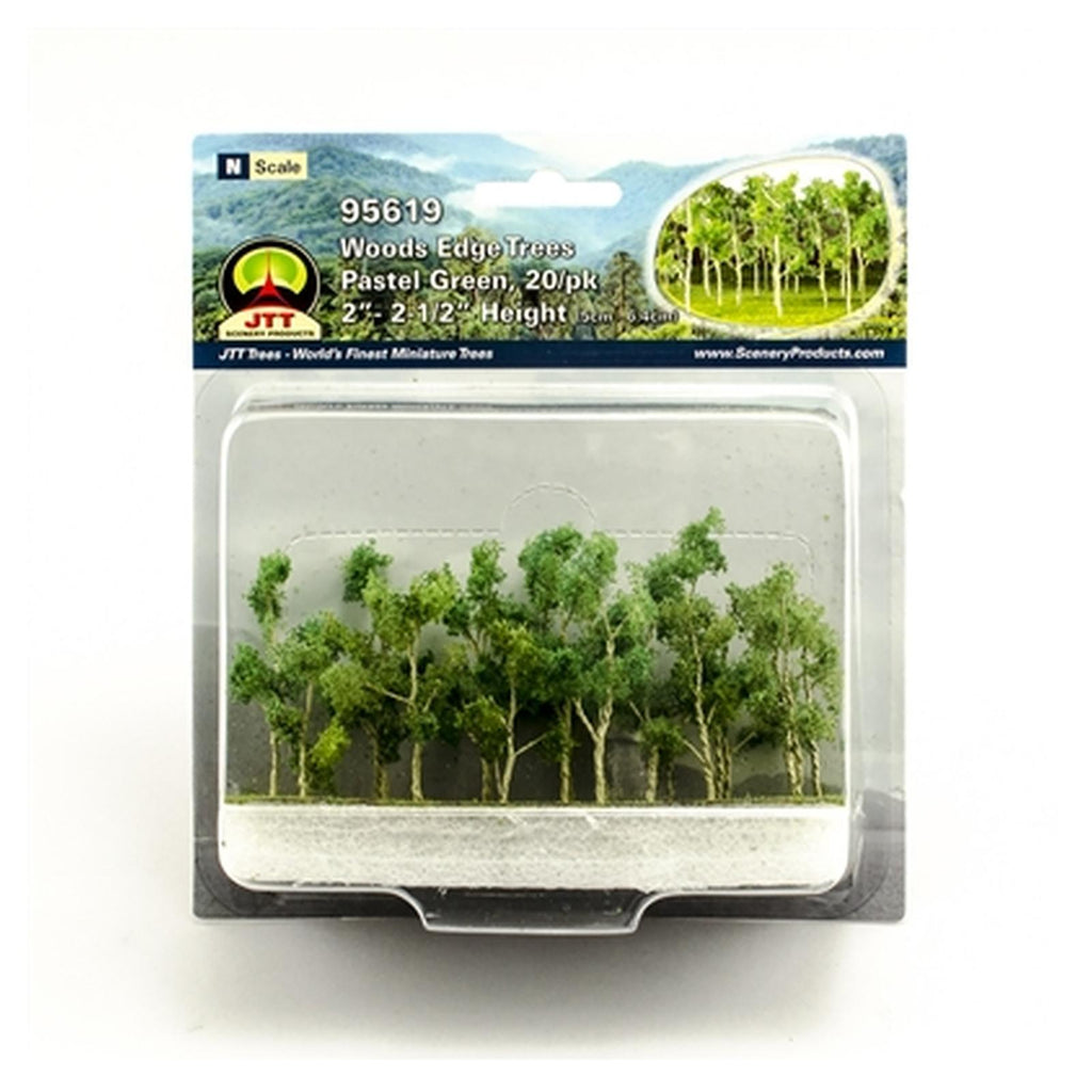JTT Scenery Wood's Edge 2.5 Inch Trees 20 Piece Set