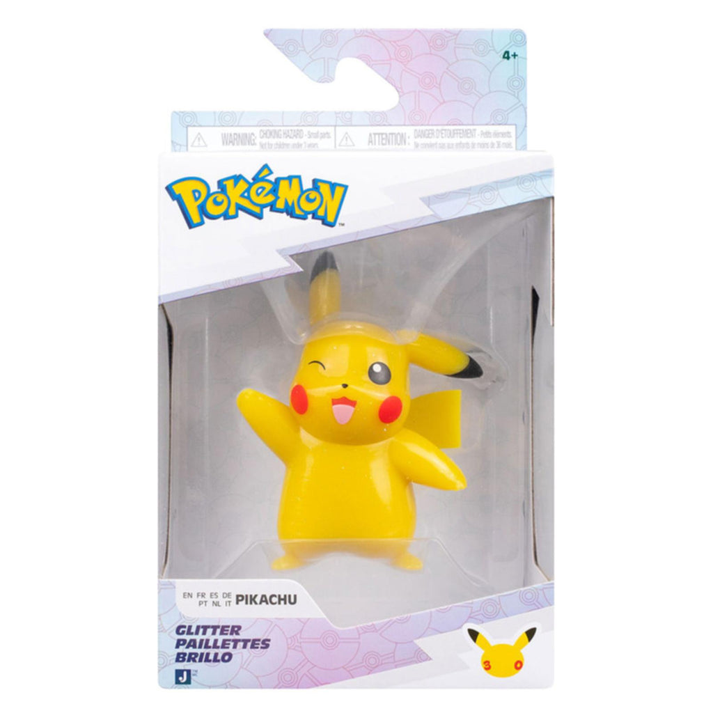 Jazwares Pokemon Glitter Battle Fig Pikachu Figure
