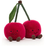 Jellycat Amuseable Cherries 9 Inch Plush Figure - Radar Toys