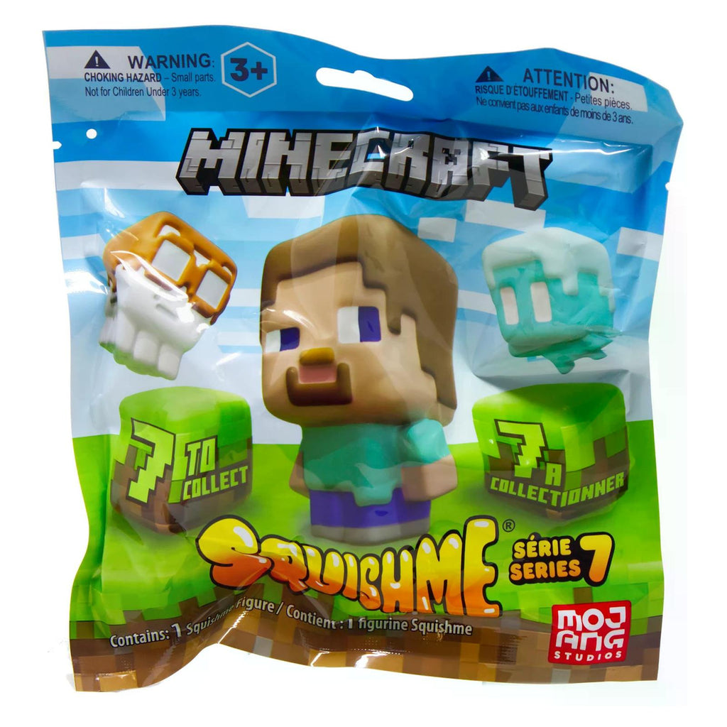 Just Toys Minecraft Squishme Series 7 Single Blind Bag Squish Toy