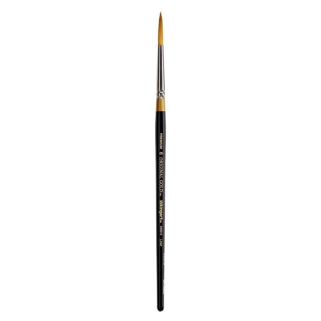 Kingart Original Gold Liner Size Six Brush - Radar Toys