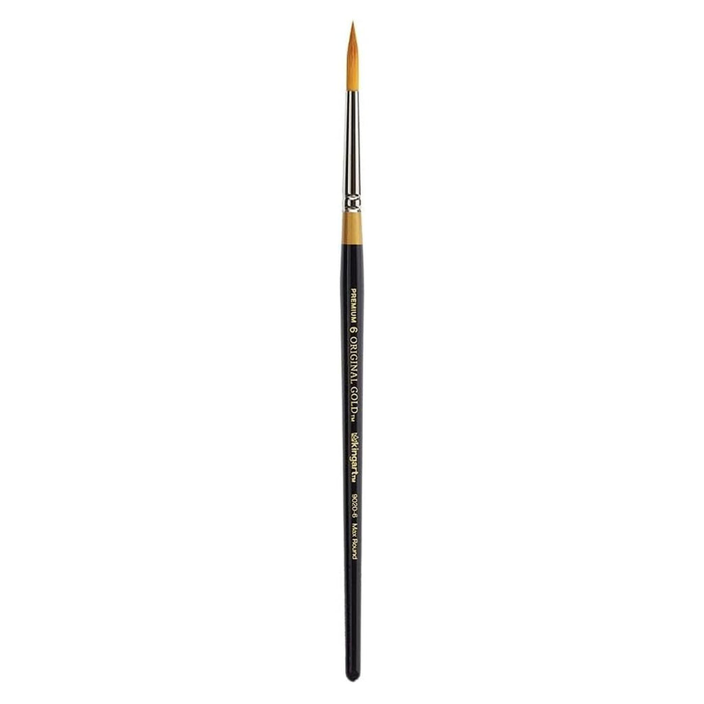 Kingart Original Gold Max Round Size Six Brush - Radar Toys