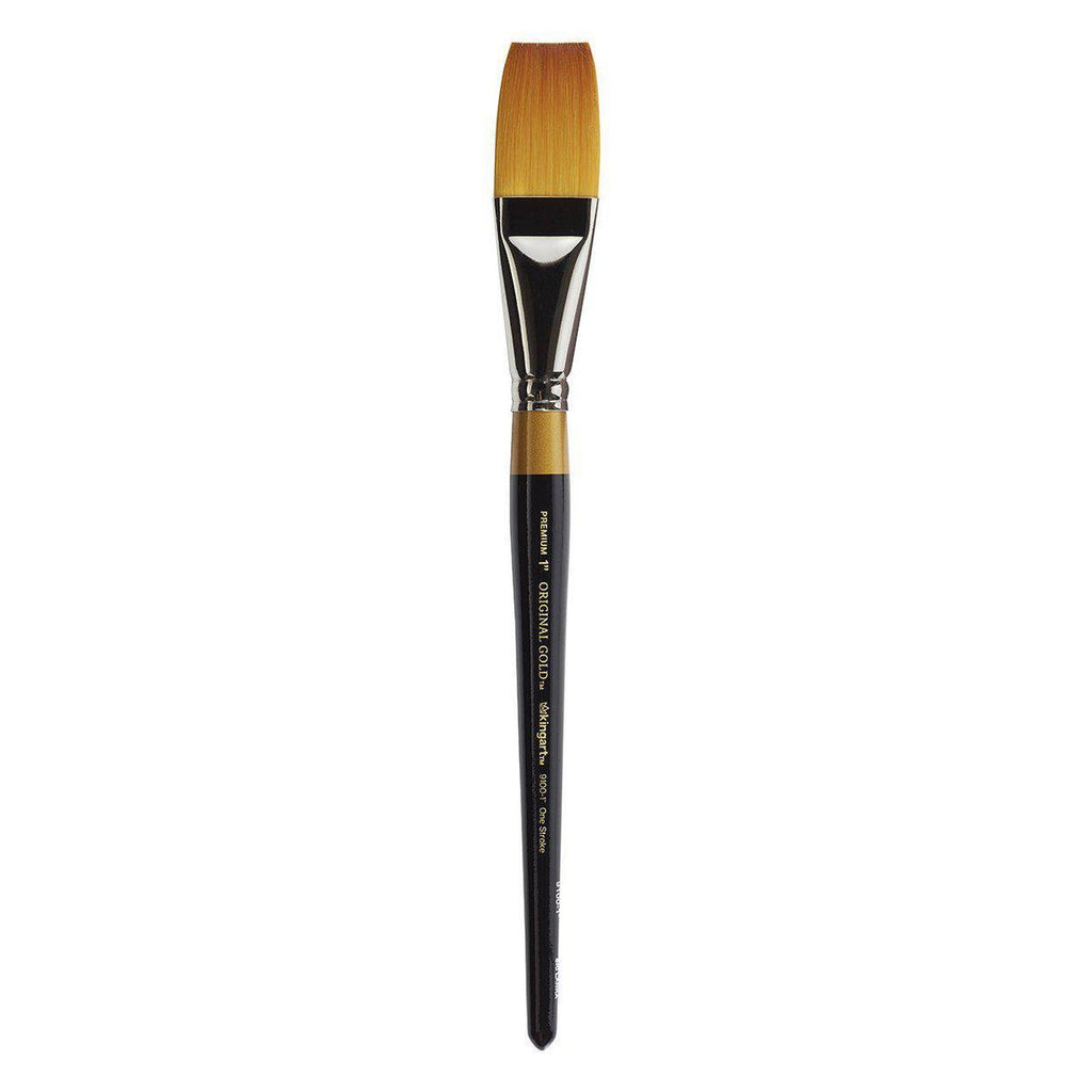 Kingart Original Gold One Stroke Size One Brush - Radar Toys