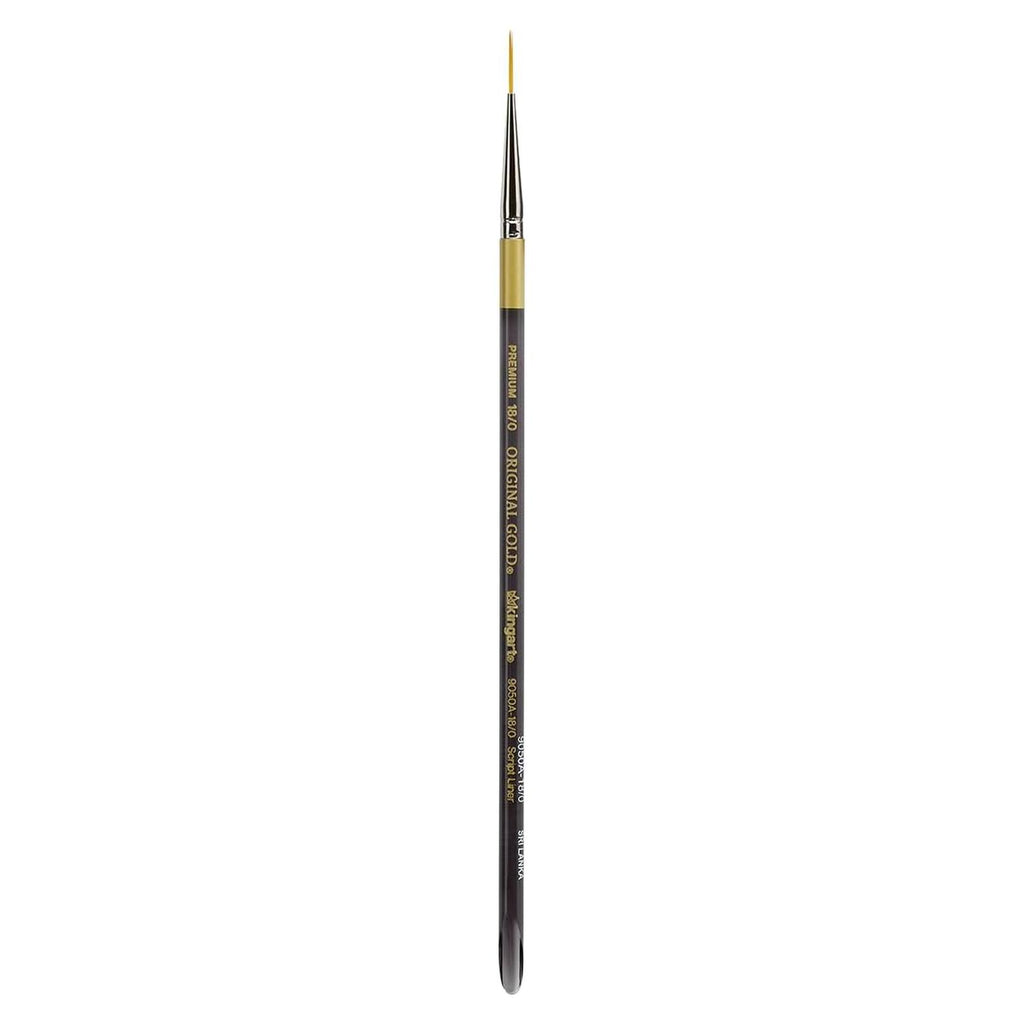 Kingart Original Gold Script Liner Size Eighteen Zero Brush - Radar Toys