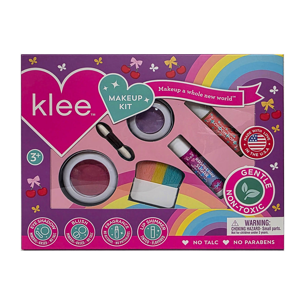 Klee Blush And Tell Cherry Go Round Natural Mineral Play Makeup Set