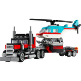 LEGO® Creator Flatbed Truck With Helicopter Building Set 31146 - Radar Toys