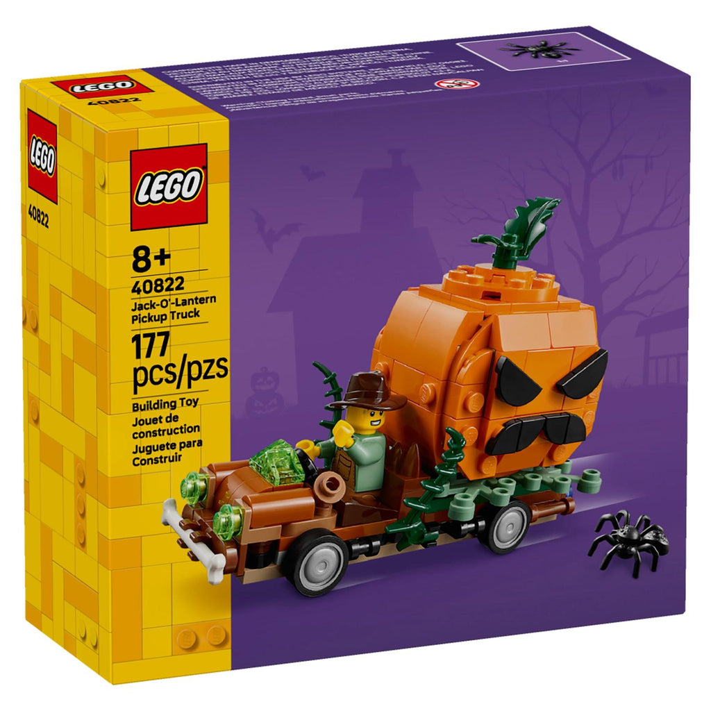 LEGO® Jack O Lantern Pickup Truck Building Set 40822 - Radar Toys