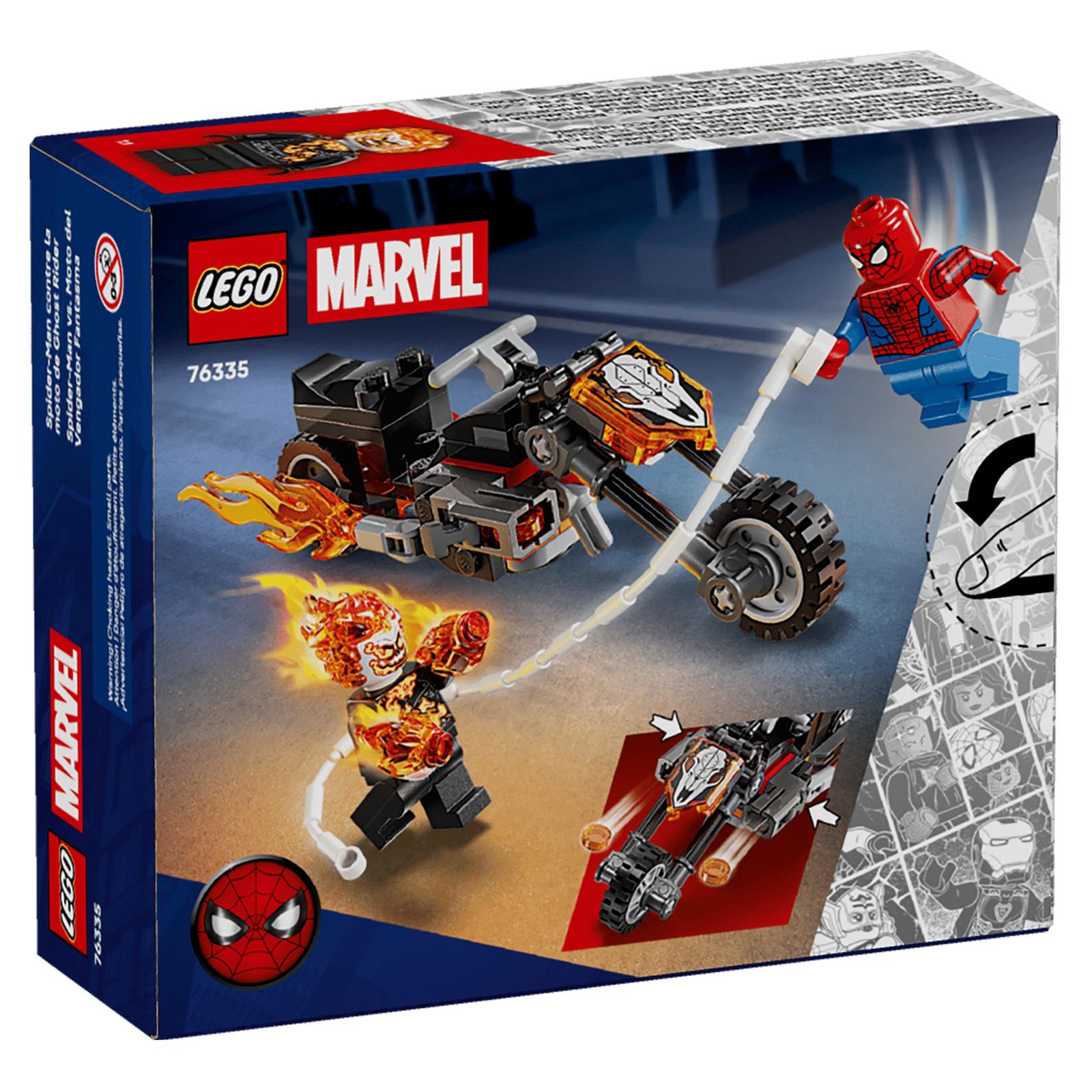 LEGO® Marvel Spider-Man VS Ghost Rider Motorcycle Building Set 76335 ...