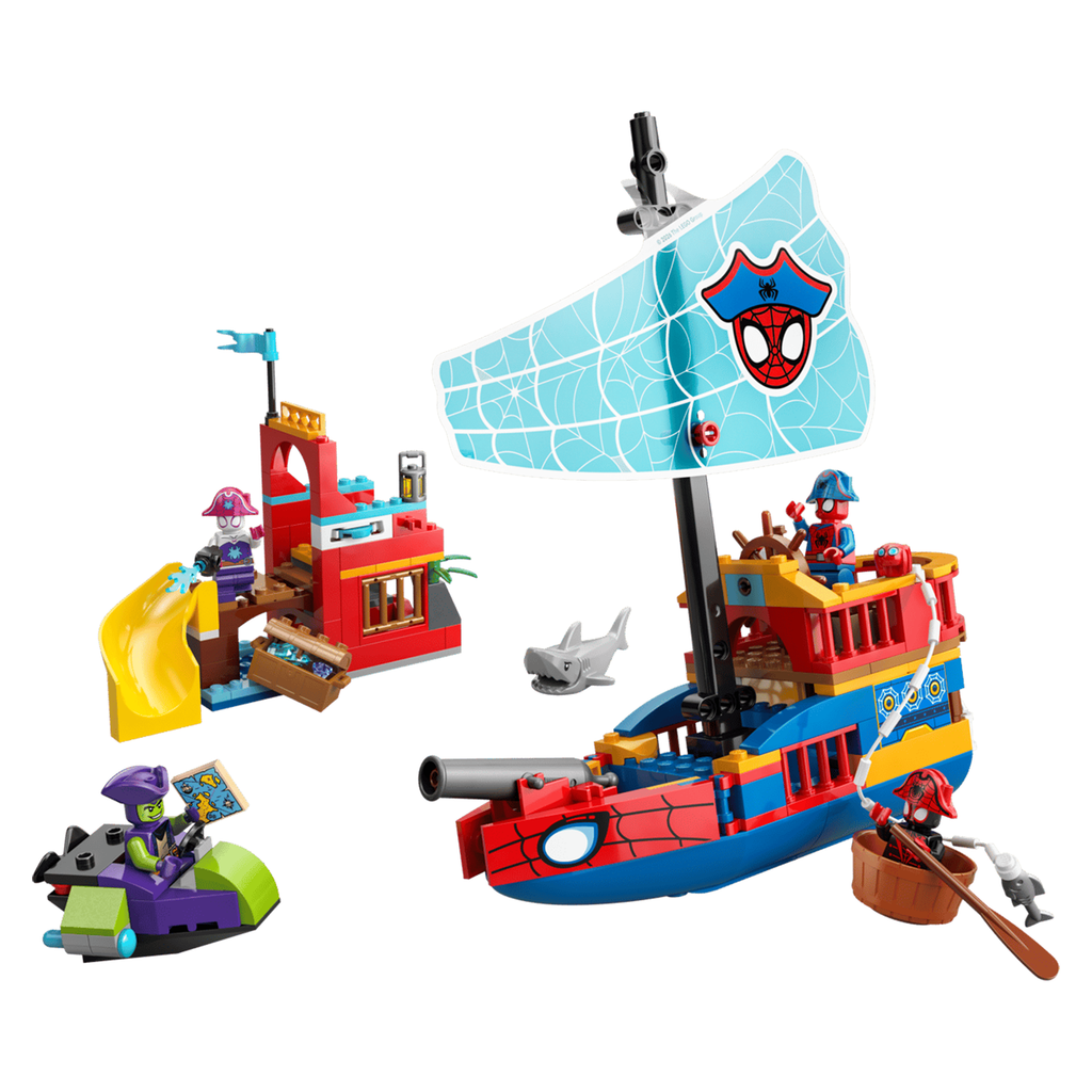 LEGO® Marvel Team Spidey Pirate Ship Building Set 11208