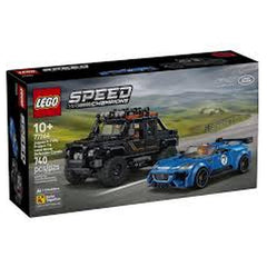 LEGO® Speed Champions Jaguar F Type Project 7 And Land Rover Defender Building Set 77264