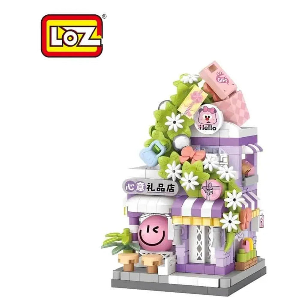 LOZ DIY Street Mini Micro Block Gift Shop 420 Piece Building Set