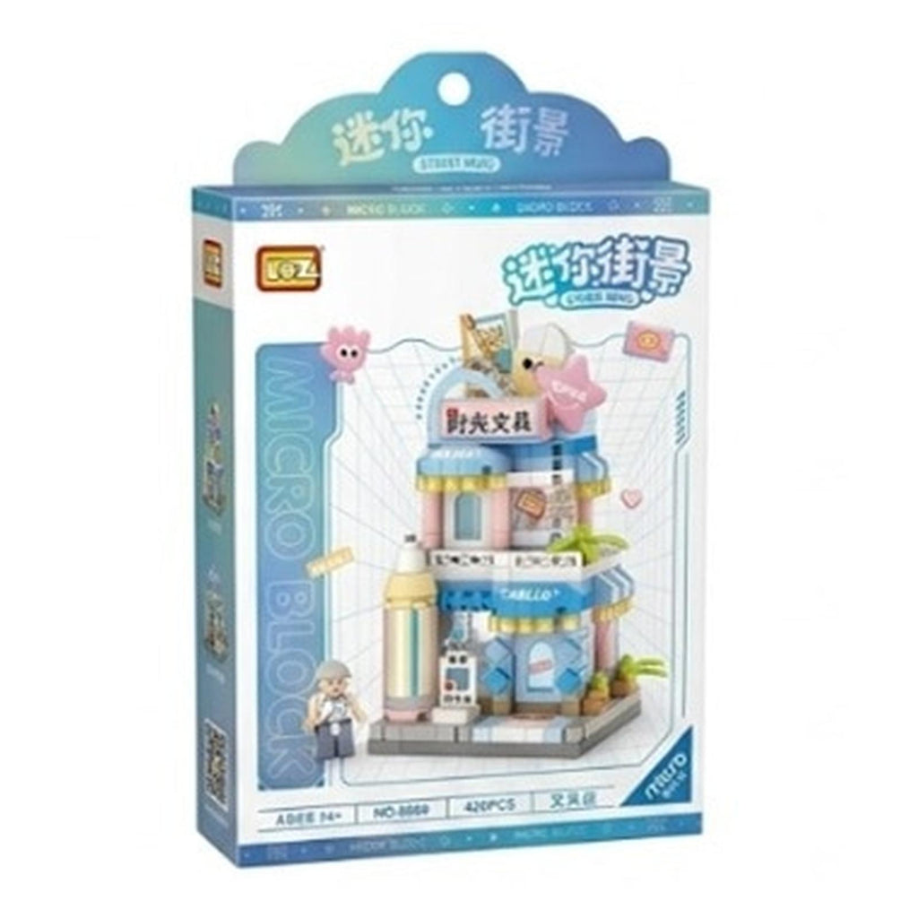 LOZ DIY Street Mini Micro Block Stationery Store 420 Piece Building Set