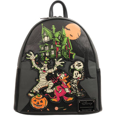 Loungefly Disney 100 Trick Or Treaters Entertainment Earth Exclusive Mini Backpack