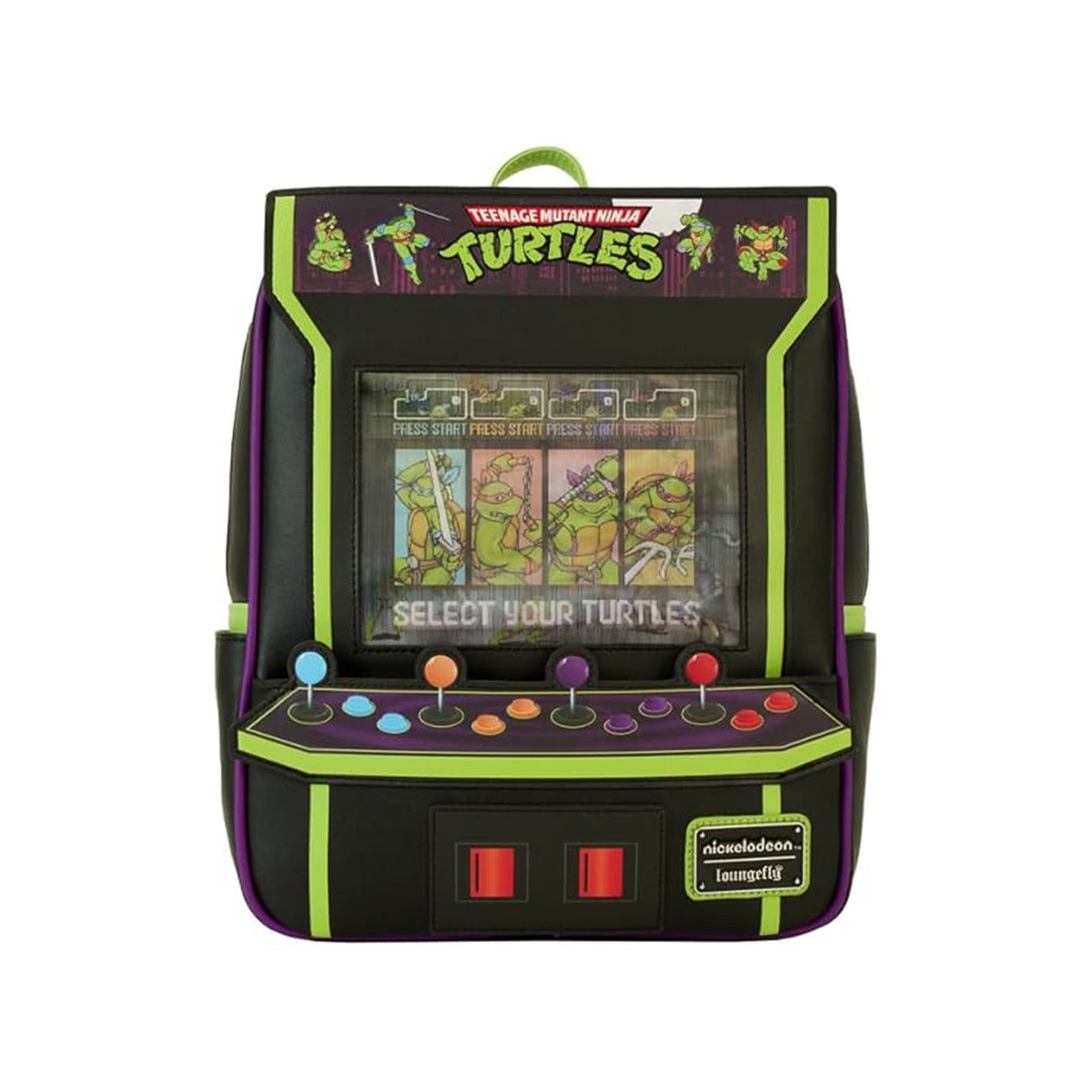 gaming mini backpack Teenage Mutant Ninja Turtles 40th Anniversary Vintage Arcade Mini-Backpack
