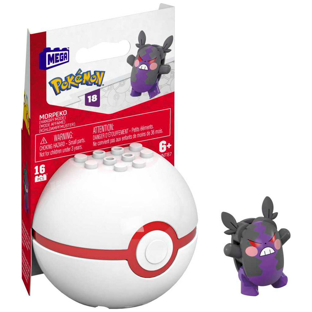 MEGA Pokemon Generations Morpeko Premier Ball Building Set - Radar Toys