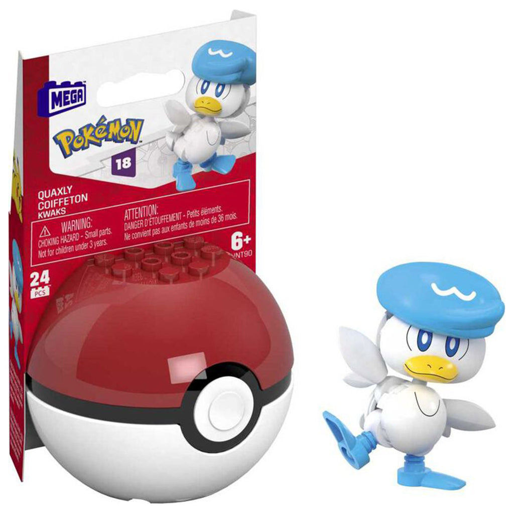 MEGA Pokemon Generations Quaxly Poke Ball Building Set