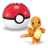 MEGA Pokemon Charmander And Pichu With Poke Balls Building Set - Radar Toys