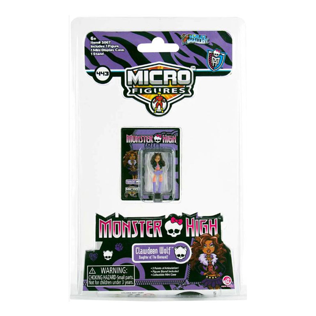 Super Impulse World's Smallest Monster High Clawdeen Wolf Figure - Radar Toys