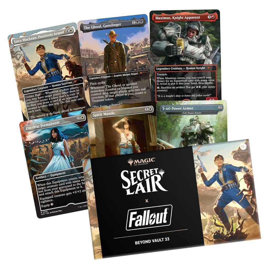 Magic Secret Lair Fallout Beyond Vault 33 Set