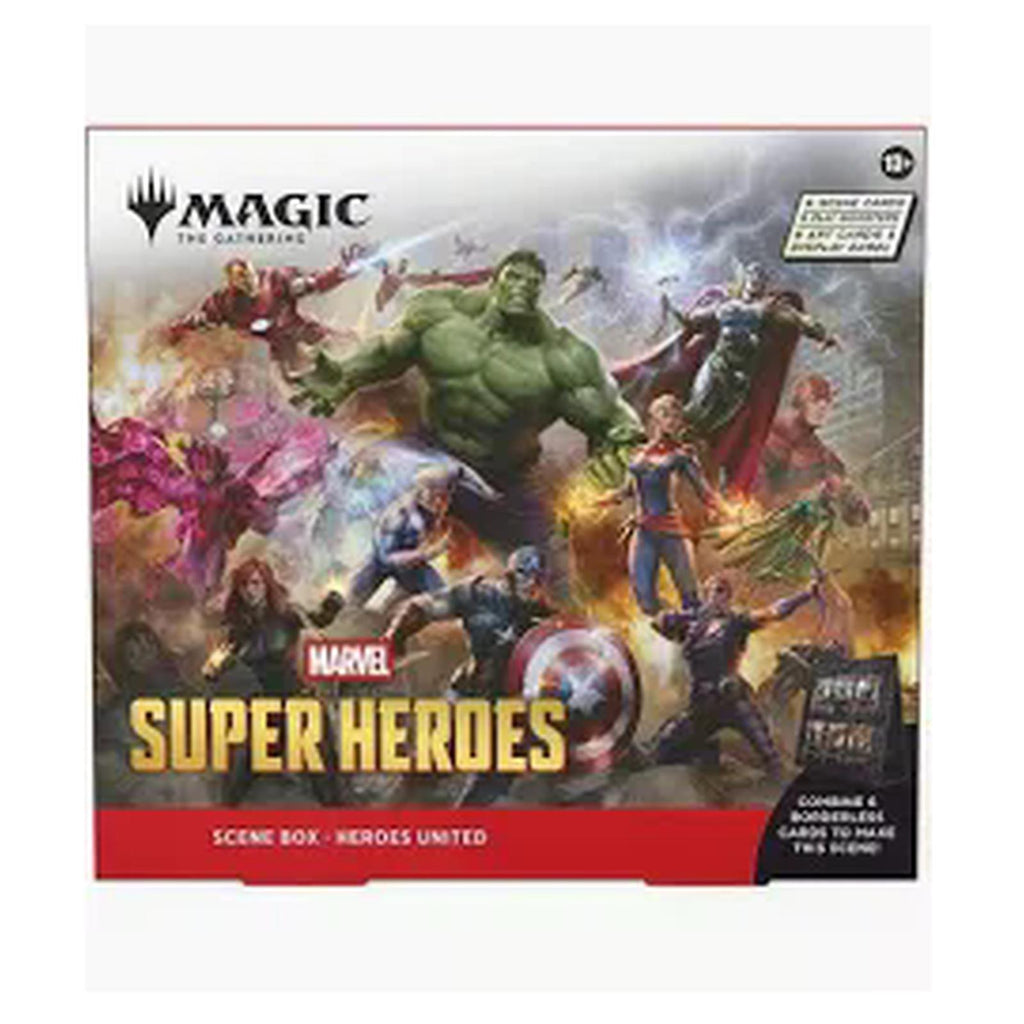 Magic The Gathering Marvel Super Heroes Heroes United Scene Box