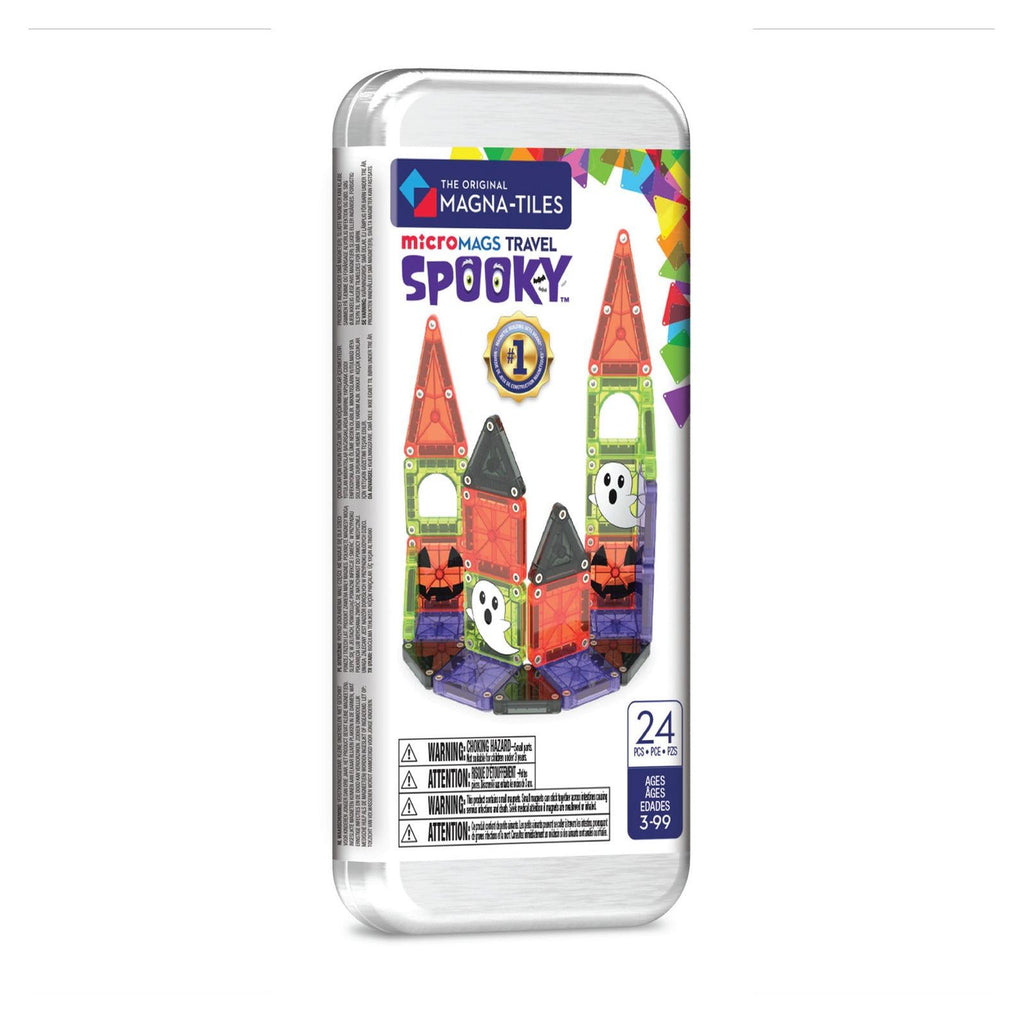 Magna-Tiles MicroMags Travel Spooky 24 Piece Building Set - Radar Toys