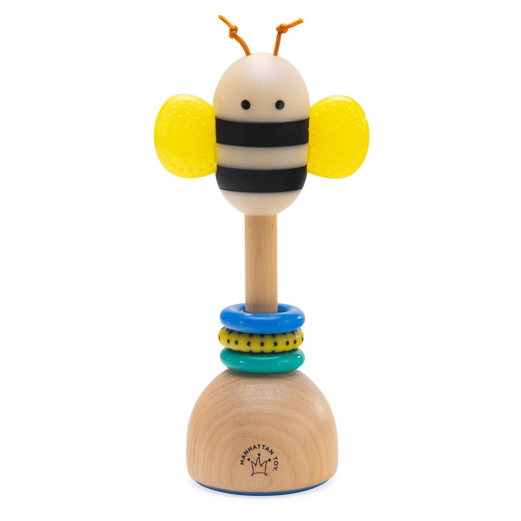 Manhattan Toys Brilliant Bee Baby Rattle