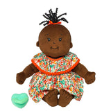 Manhattan Toys Stella Brown With Black Wavy Hair 11 Inch Plush Doll - Radar Toys