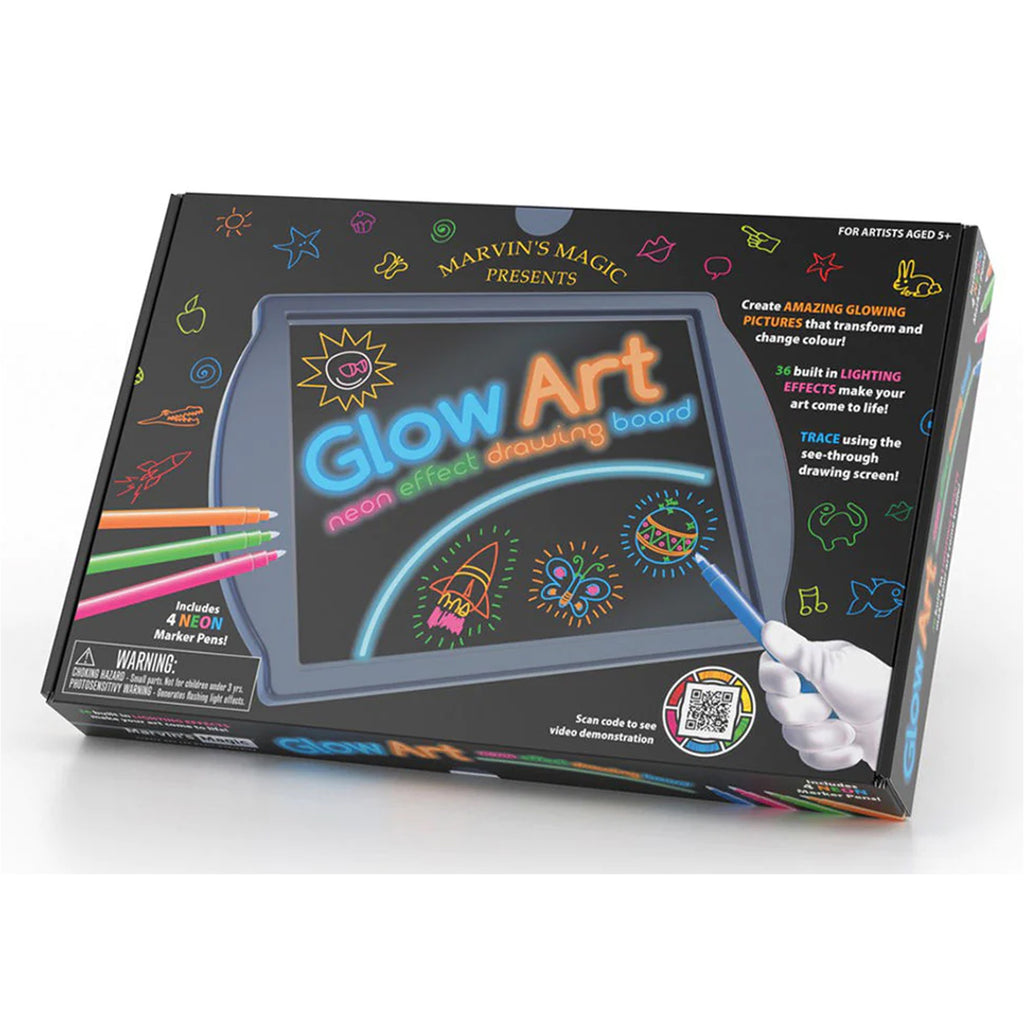 Marvin's Magic Glow Art Neon Drawing Board
