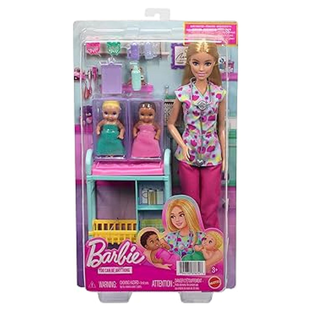 Mattel Barbie You Can Be Anything Baby Doctor Playset