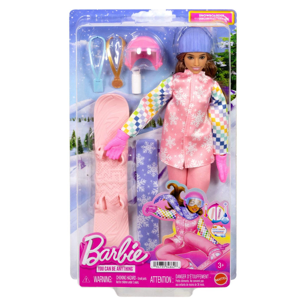 Mattel Barbie You Can Be Anything Snowboarder Doll