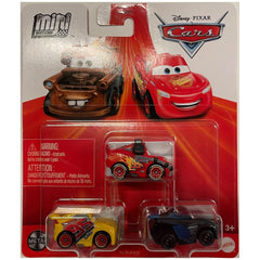 Mattel Disney Cars Lightning McQueen With Headset Jackson Storm And Rusteze Cruz Ramirez Mini Racers - Radar Toys