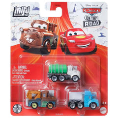 Mattel Disney Pixar Cars Erin Kindafast Gray And Mater Mini Racers