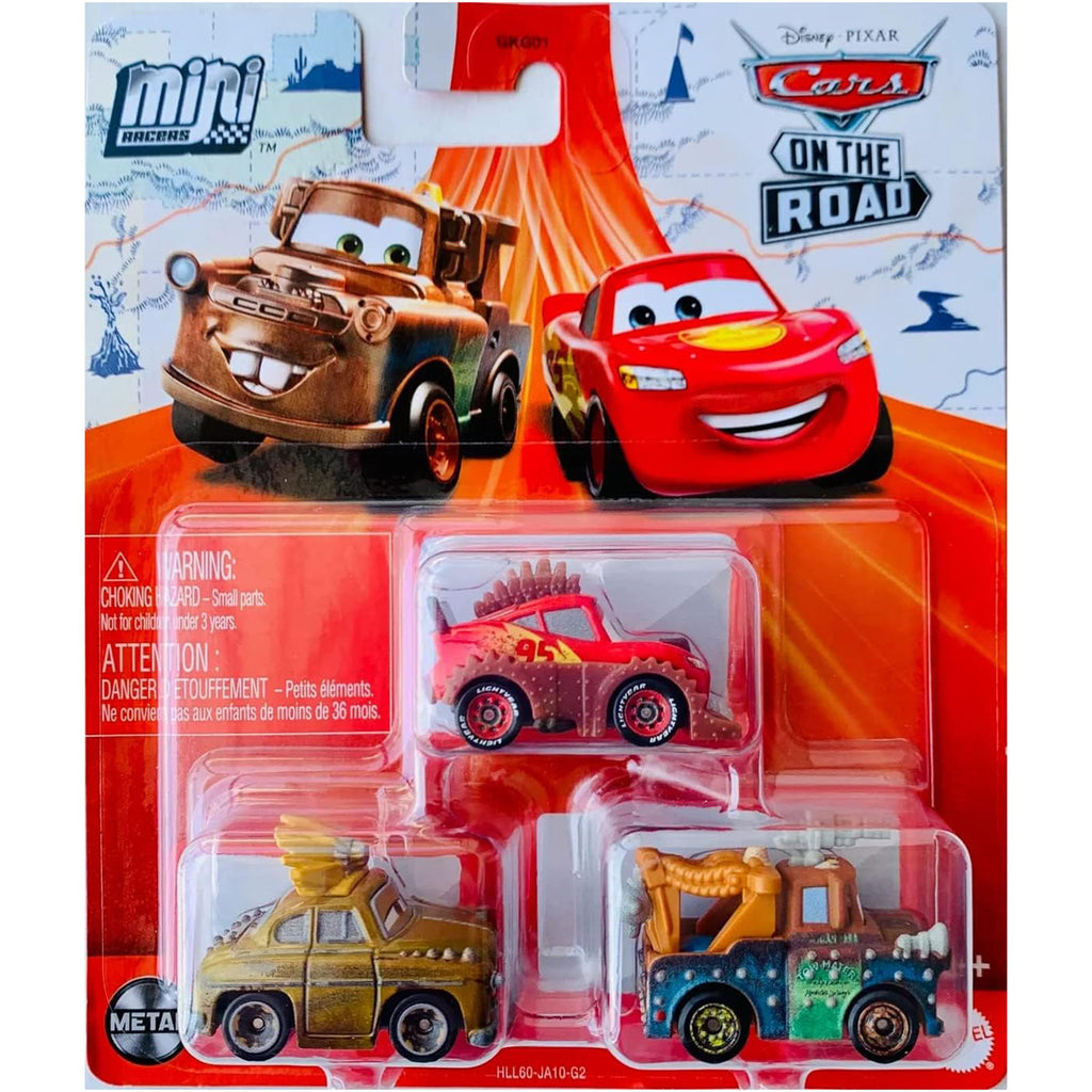 Mattel Disney Pixar Cars Rumbler Lightning McQueen Chieftess And Rumbler Mater Mini Racers