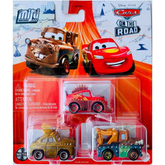 Mattel Disney Pixar Cars Rumbler Lightning McQueen Chieftess And Rumbler Mater Mini Racers - Radar Toys