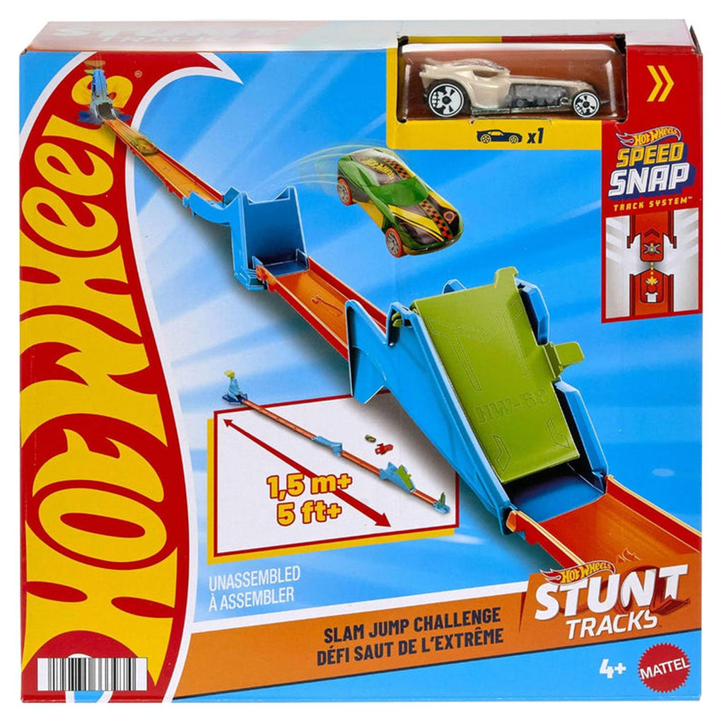 Mattel Hot Wheels Stunt Tracks Slam Jump Challenge Set