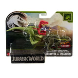 Mattel Jurassic World Epic Evolution Eoraptor Vs Stegouros Figure - Radar Toys
