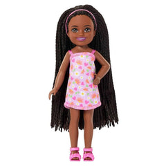 Mattel Barbie Club Chelsea Brunette Flower Dress Doll