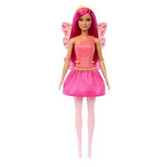 Mattel Barbie Fantasy Dreamtopia Fairy Red Hair Red Dress Doll - Radar Toys