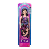 Mattel Barbie Fashionistas Brunette Star Dress Doll