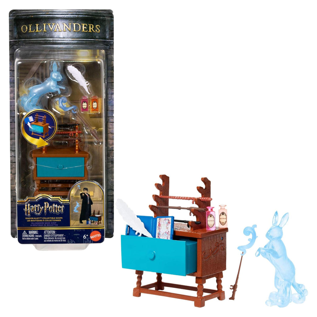 Mattel Harry Potter Dragon Alley Collectible Shops Ollivanders Accessory Set