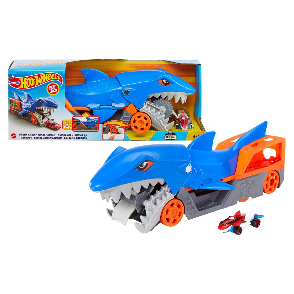 Mattel Hot Wheels Shark Chomp Transporter