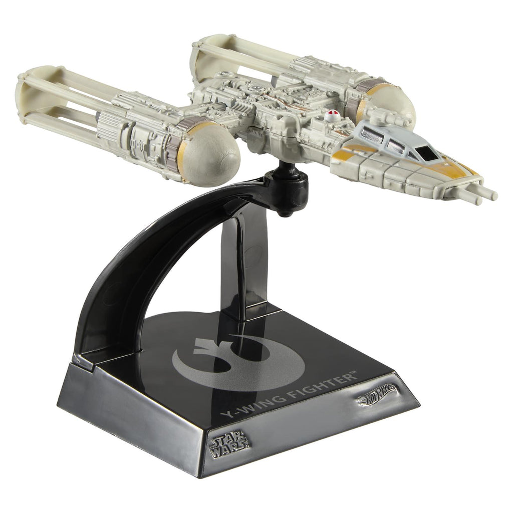 Mattel Hot Wheels Star Wars Starships Select Y-Wing Fighter Diecast