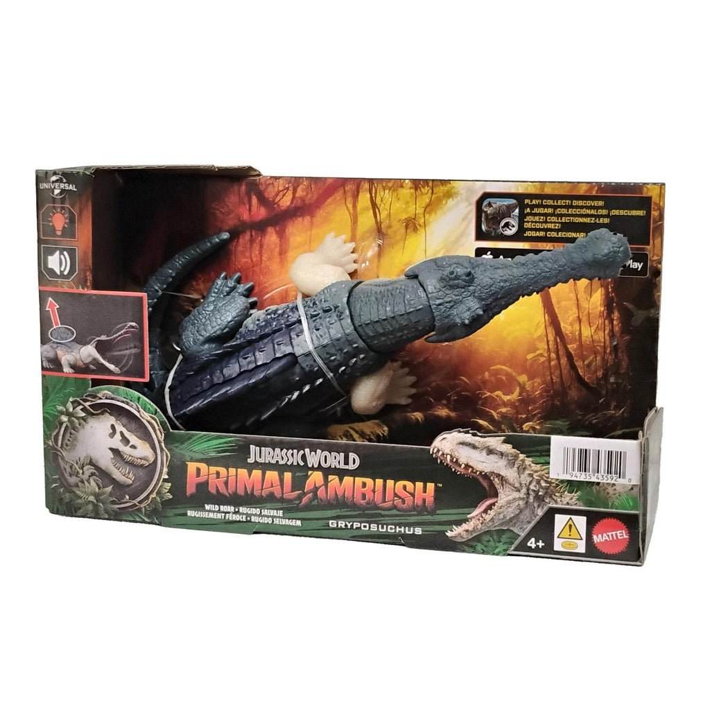 Mattel Jurassic World Primal Ambush Gryposuchus Action Figure