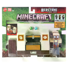 Mattel Minecraft Redstone Charged Duster's Loot Stash Figure Set - Radar Toys