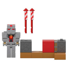Mattel Minecraft Redstone Charged Protector's Firework Launcher Figure Set - Radar Toys