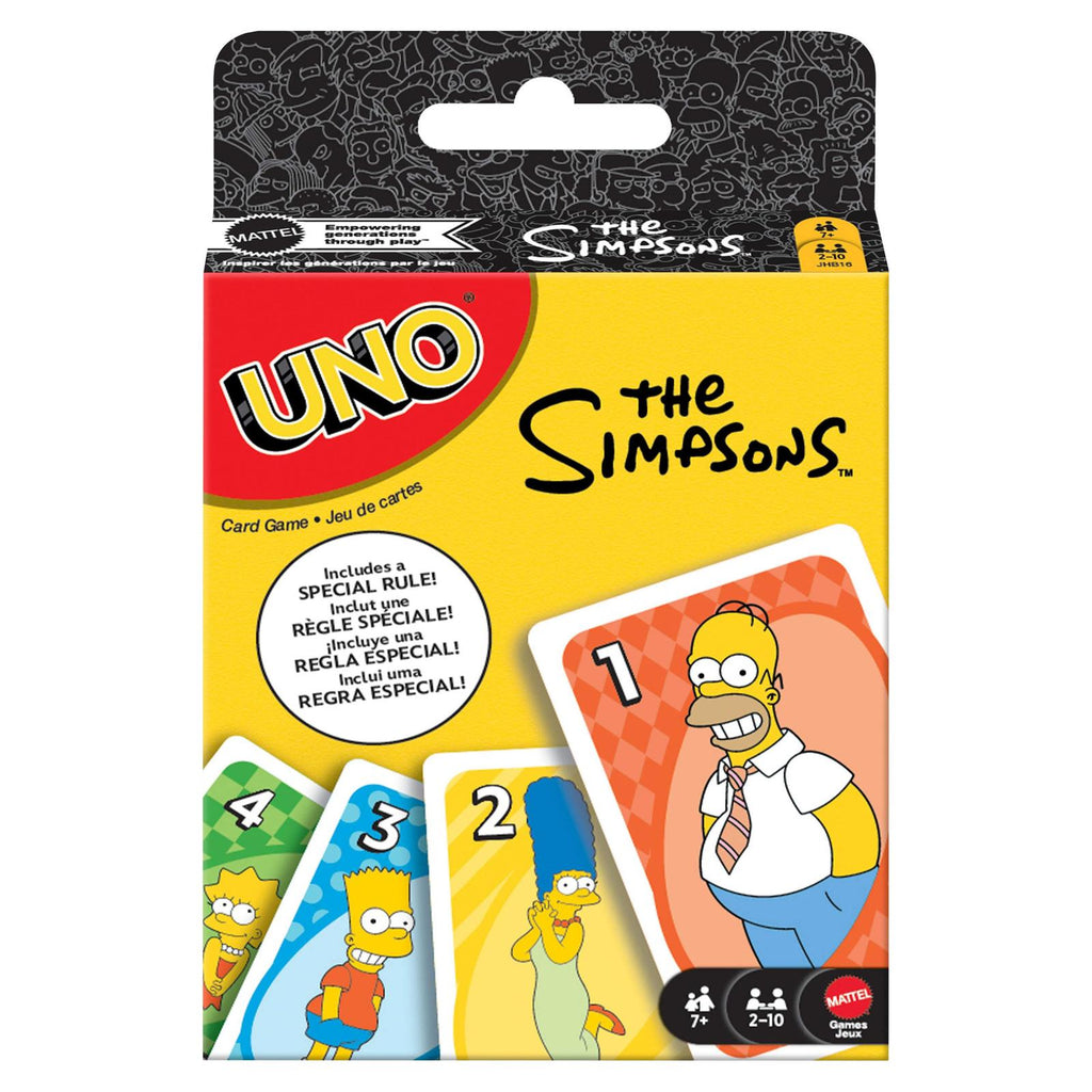 Mattel The Simpsons Uno Card Game