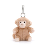 McHugs Monkey 5 Inch Plush Bag Charm - Radar Toys