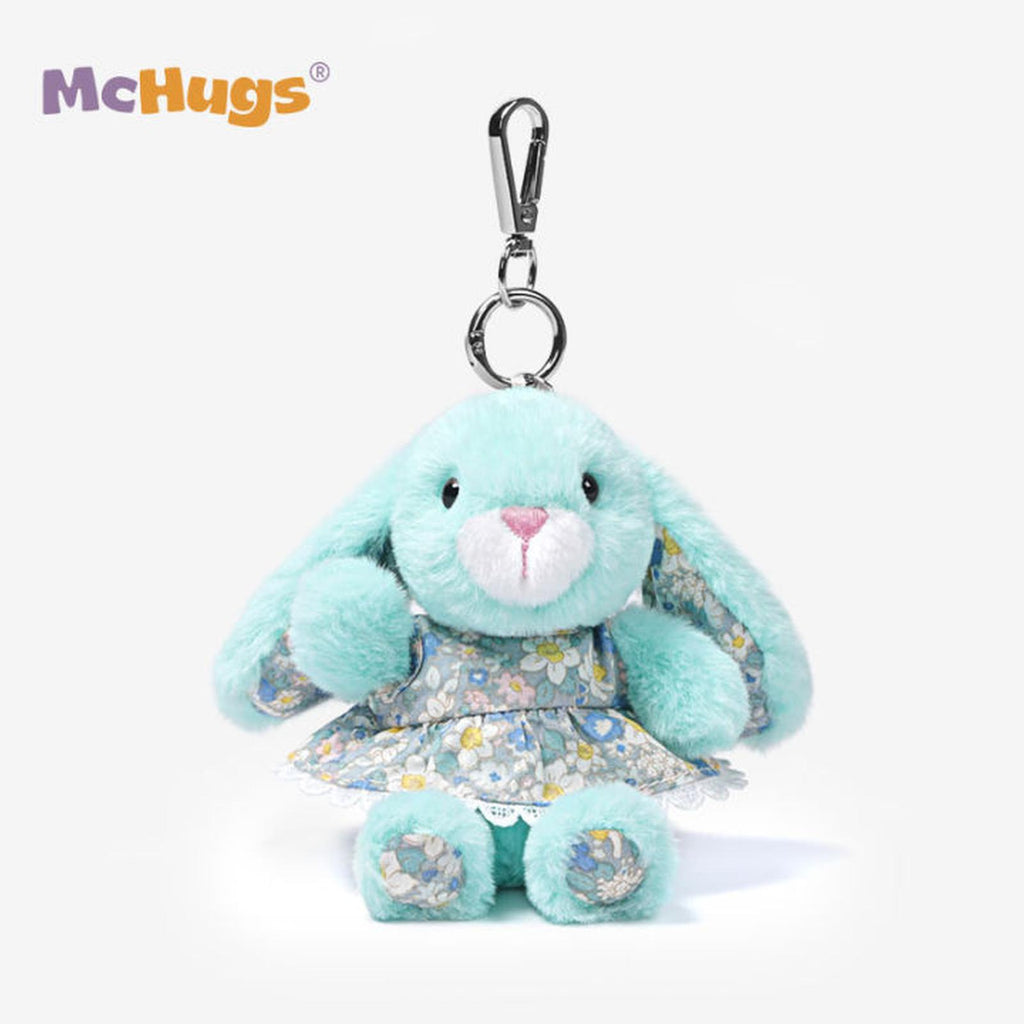 McHugs Blue Rabbit 4 Inch Plush Bag Charm