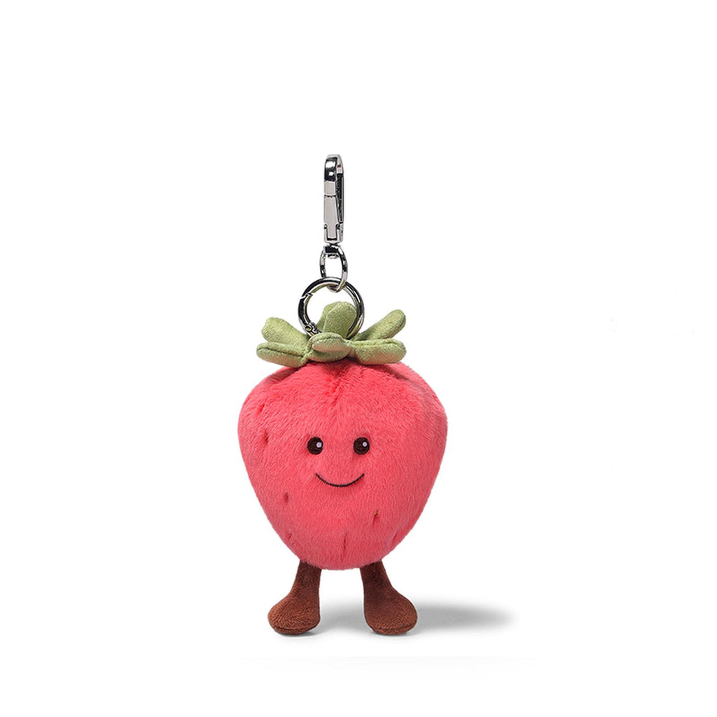McHugs Cream Strawberry 3 Inch Plush Bag Charm